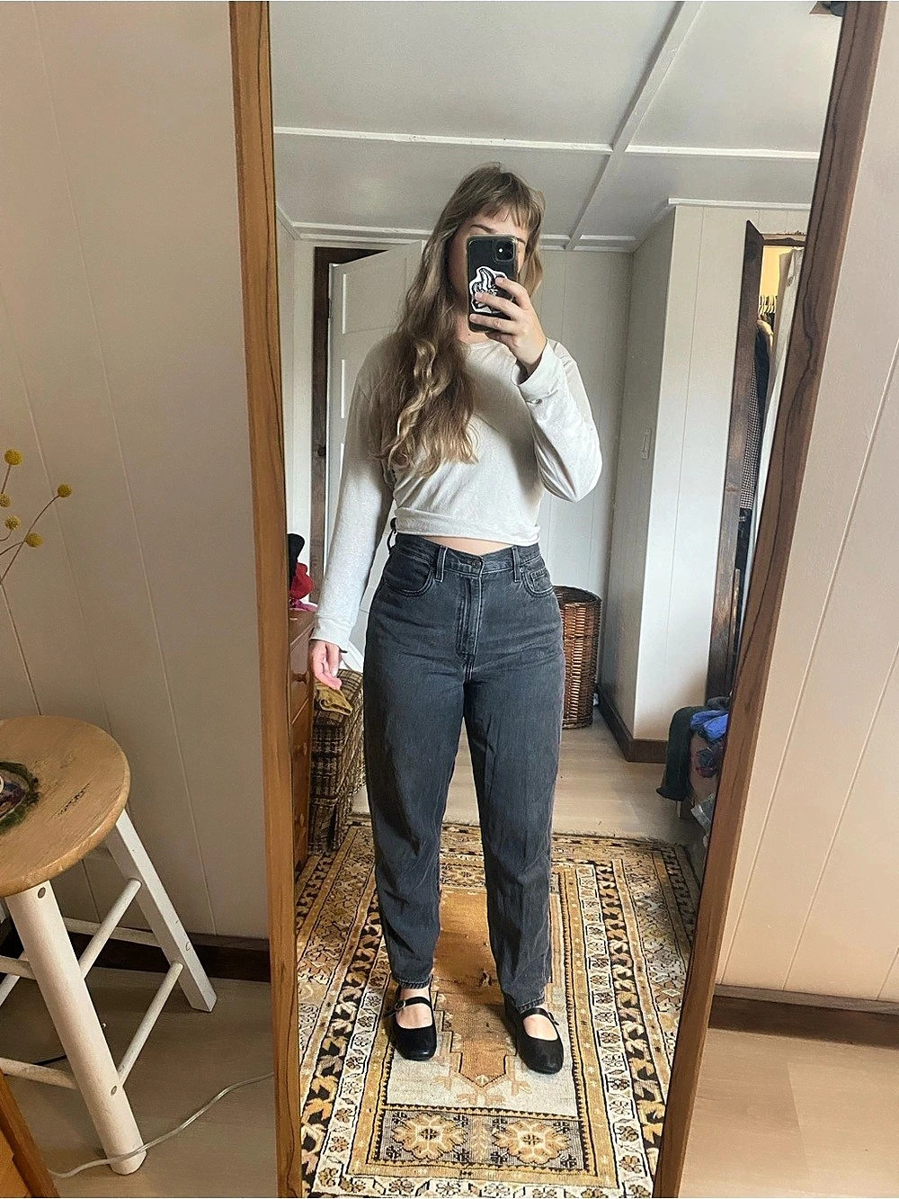 Levi's 501 Straight Leg Jeans Gray Waist 28